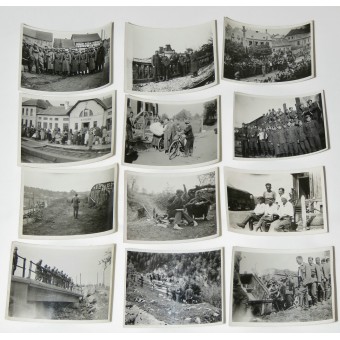 Bilder av tyska soldater, mestadels polska och franska kampanjer. Espenlaub militaria